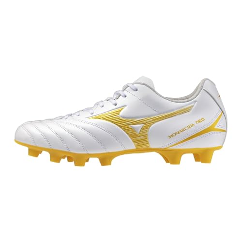 ミズノ(MIZUNO) サッカー スパイク モナルシーダ NEO 3 SELECT ホワイト×ゴールド P1GA262550