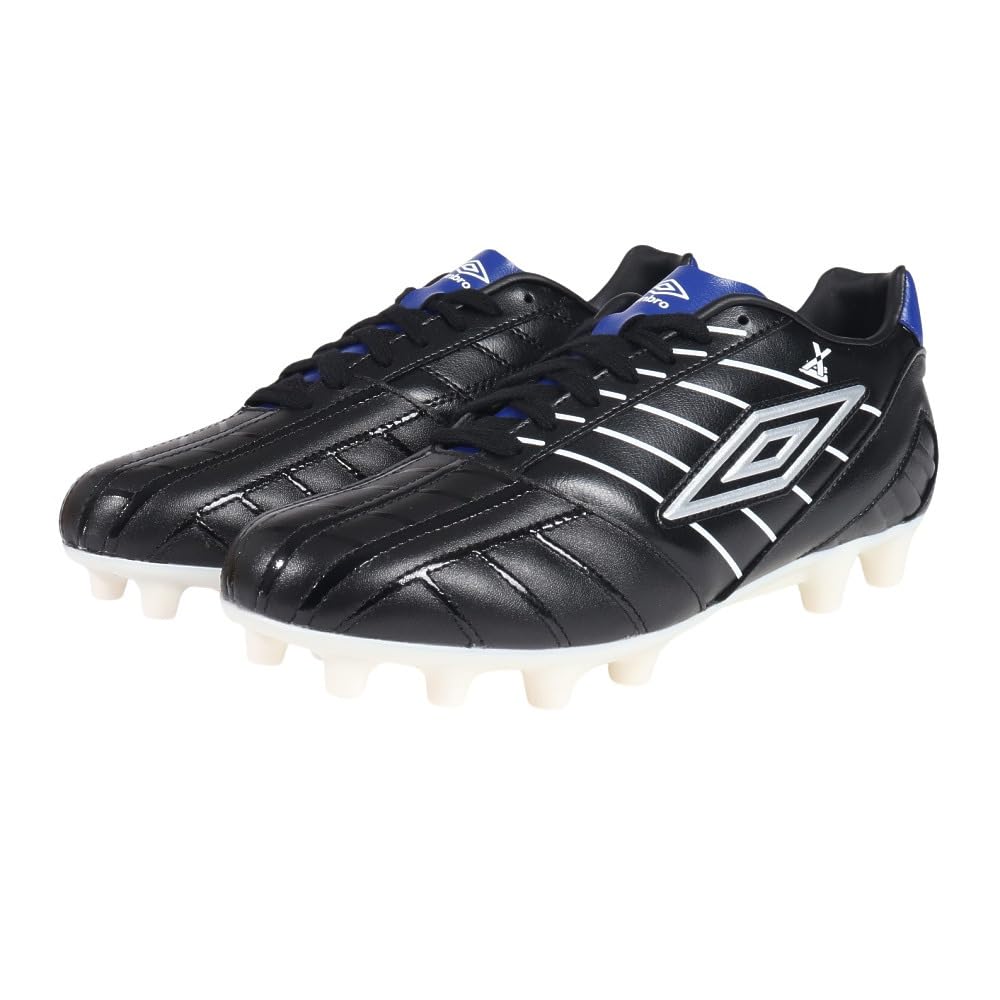 アンブロ(UMBRO) サッカー フットサル スパイク X 2025 HG ブラック×ホワイト×ブルー(BKWH) UF5SFCD1MB