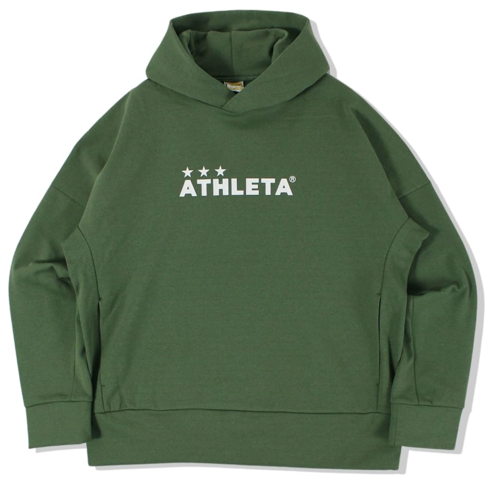 アスレタ(ATHLETA) 蹴球 フットサル スウェットパーカー【Jr】 KHA カーキ(37) 03378J