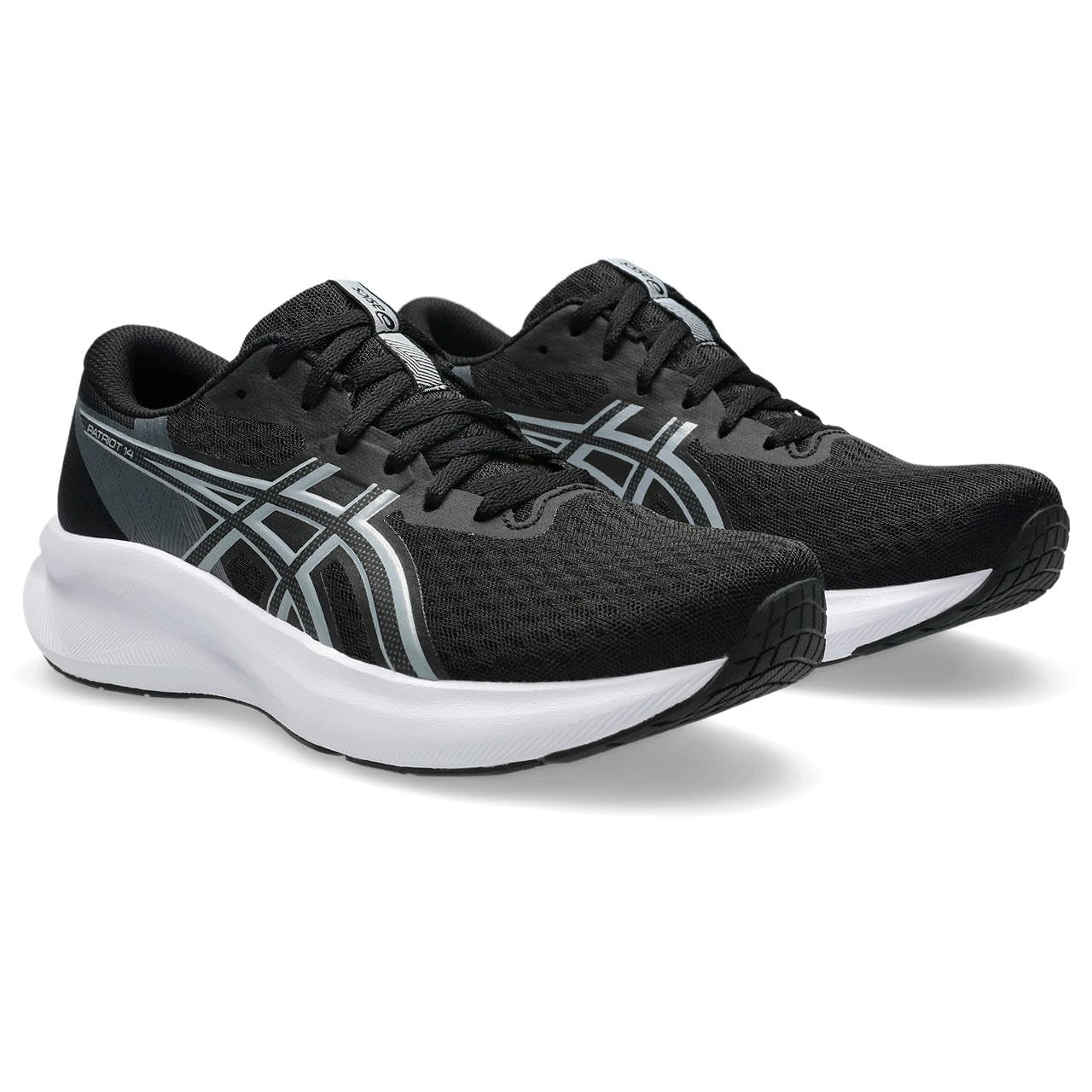 アシックス （asics） レディース ランニングシューズ PATRIOT 14 ブラック/グラベル 1012B836-002