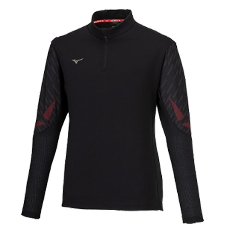 ミズノ(MIZUNO) サッカートレーニングトップ ジャケット ジャージ モレリア MORELIA  吸汗速乾 スリム 男女兼用 ブラック P2MCB00509