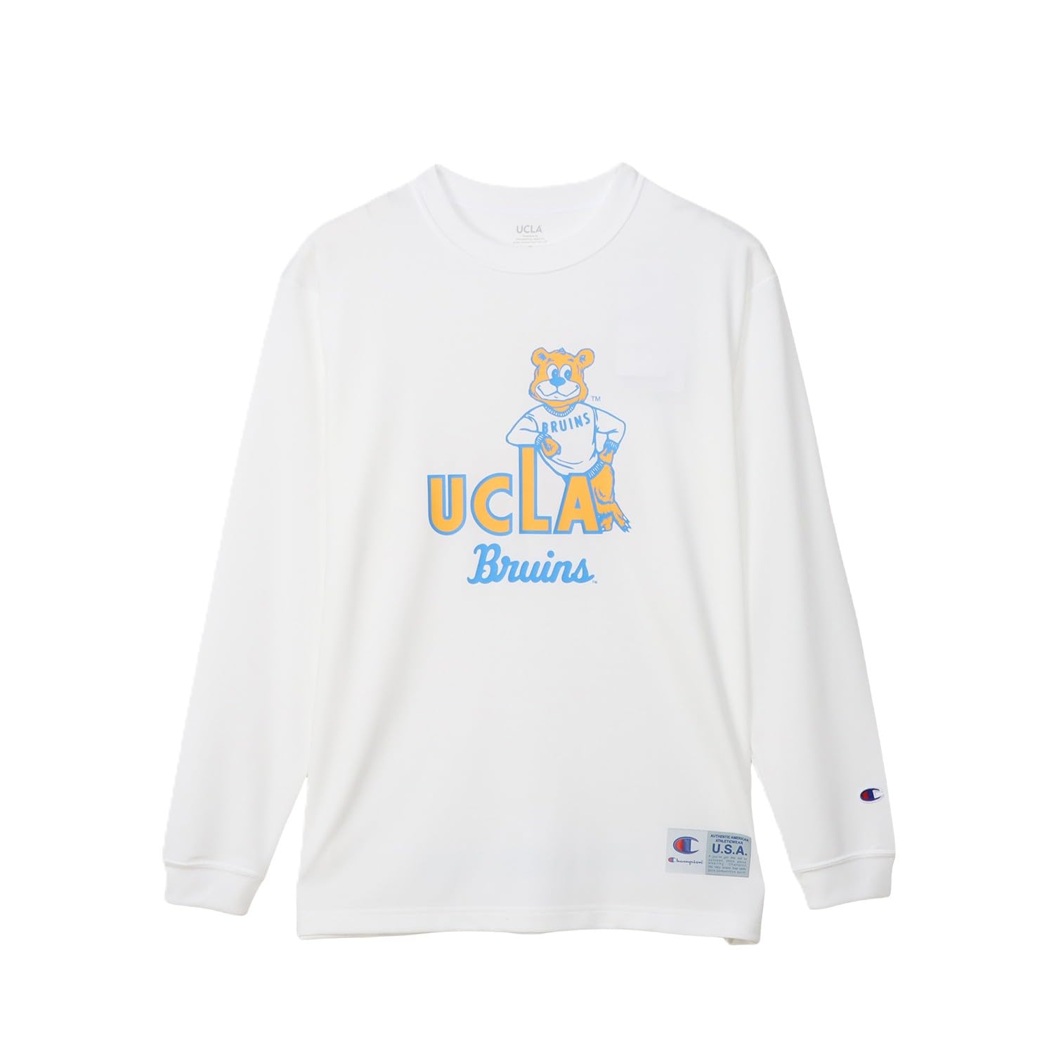 チャンピオン(Champion) グラフィックプリント ロングスリーブTシャツ バスケットボール ホワイト(010) C3CB461