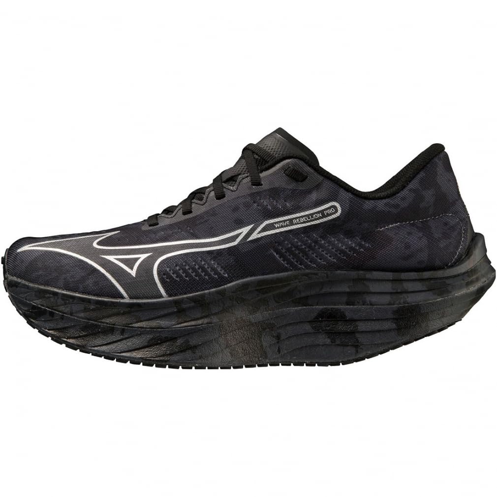 ミズノ(MIZUNO) ランニングシューズ ウエーブリベリオンプロ ブラック×グレー J1GC231754|カンピスタ