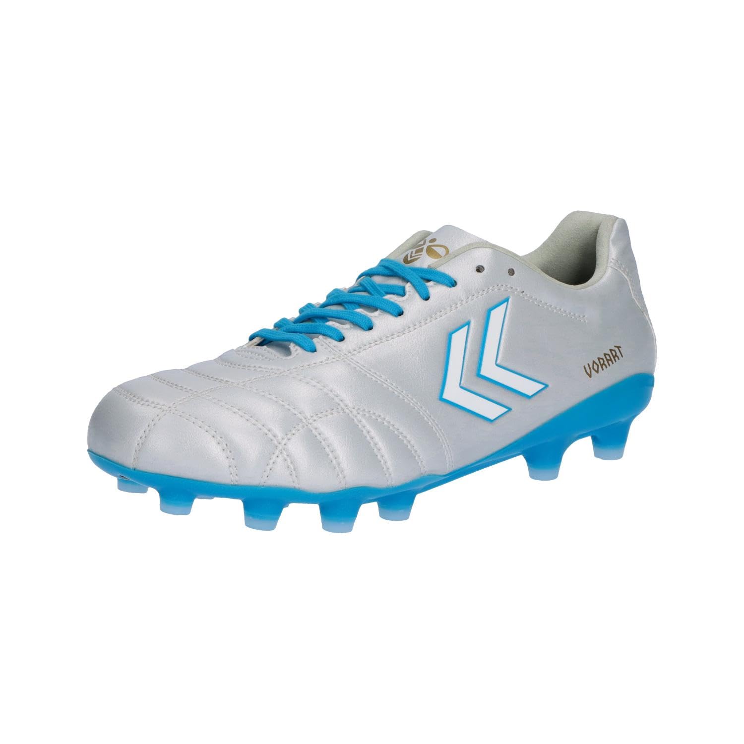 ヒュンメル(hummel) ヴォラート3 AL PRO WIDE ホワイト&times;サックス(1075) HAS1252W｜カンピスタ