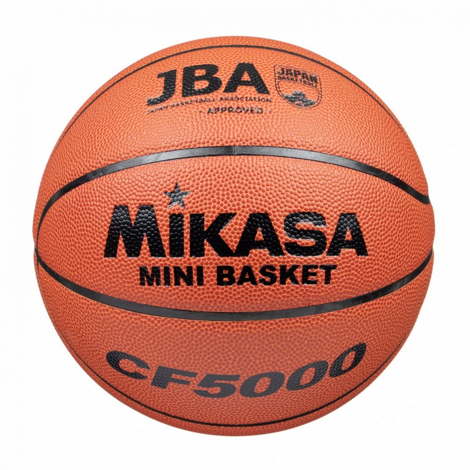ミカサ(MIKASA) バスケットボール 5号 日本バスケットボール協会 検定球 (男子用・女子用・小学生) ミニバスケット 人工皮革 茶 CF5000