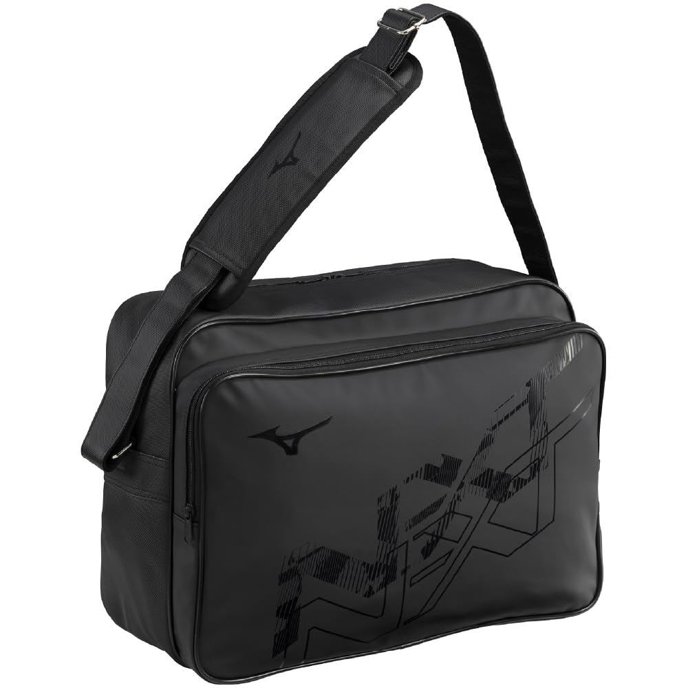 ミズノ(MIZUNO) N-XT ショルダーバッグ ブラックxブラック L45&times;W16&times;H32 33JSC00290｜カンピスタ