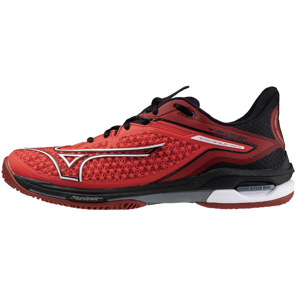 ミズノ(MIZUNO) 庭球シューズ ウエーブエクシード TOUR 6 AC 赤いこと×白いこと×黒いこと 2E 61GA247061