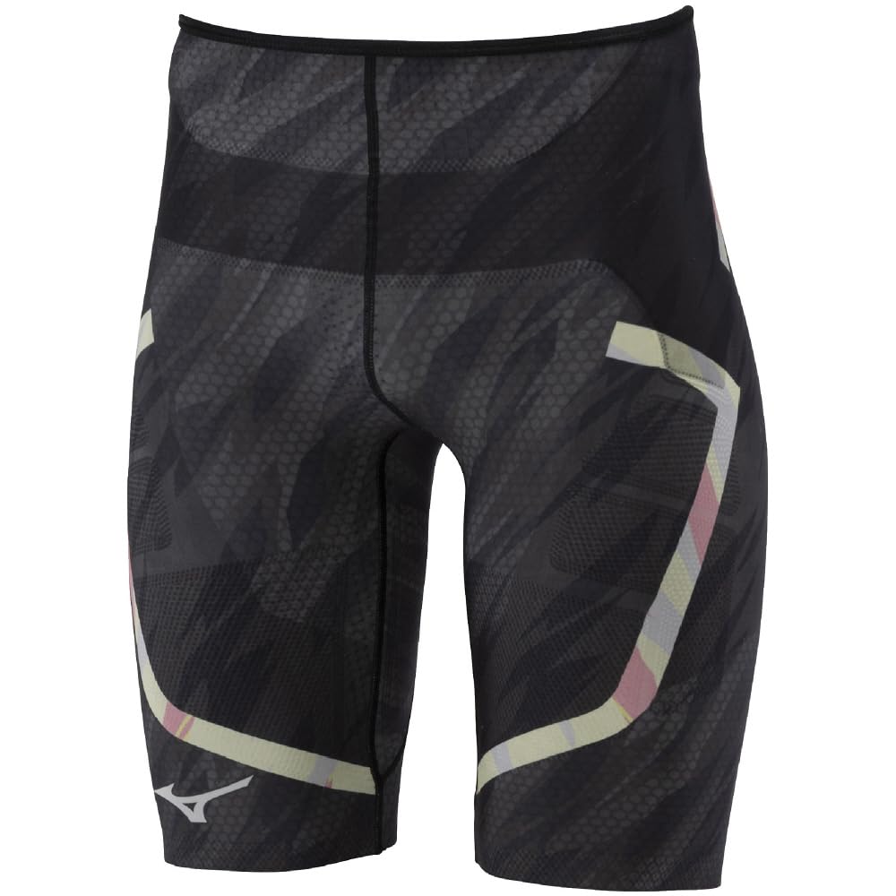 ミズノ(MIZUNO) 地面 バイオギアソニック 二分の一タイツ リヴァーシブル 黒いこと×菩提樹 U2MBA53009