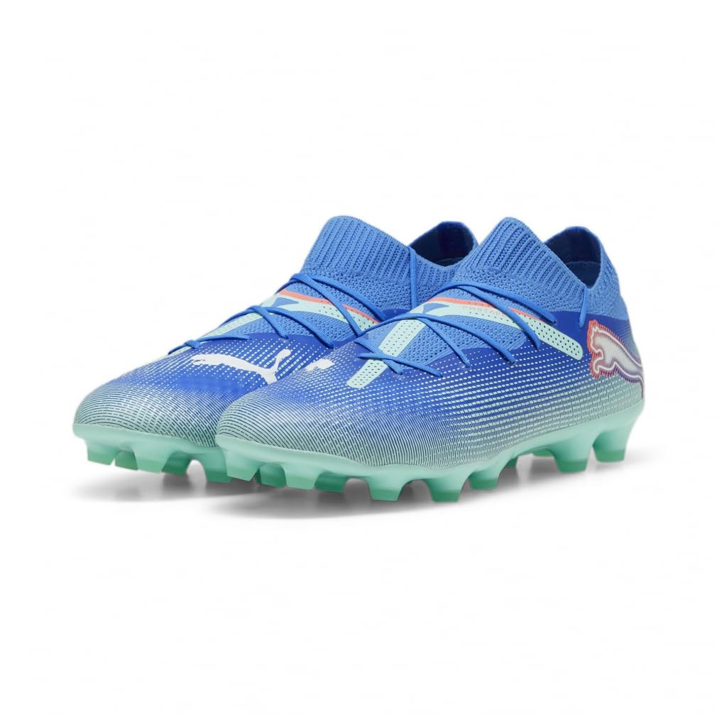 ピューマ（PUMA） 蹴球スパイクシューズ 此れから 7 労働者階級 HG/AG ブルーメイジング/ピューマ 白いこと/エレクトロ ストロフルス 107926-01