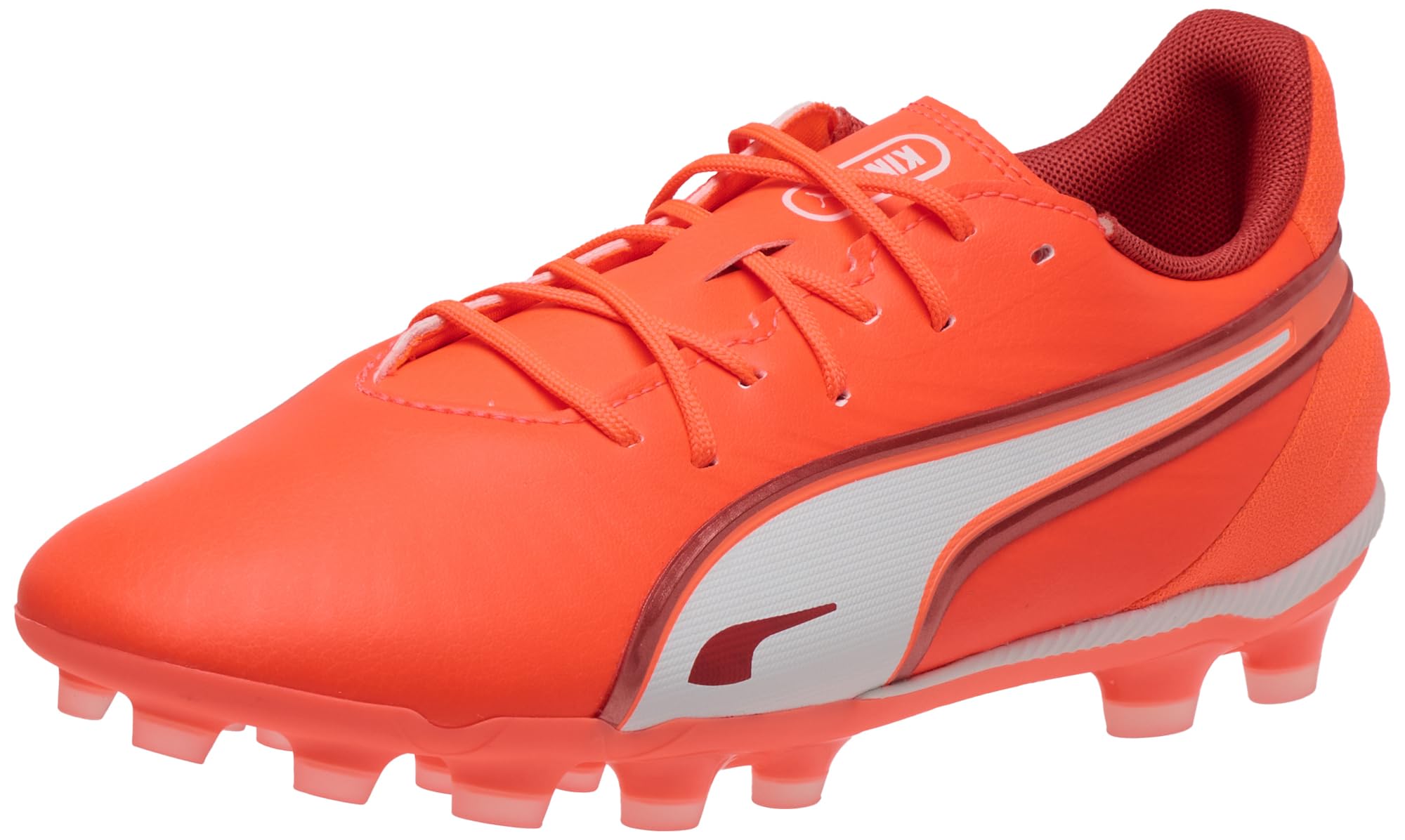 ピューマ（PUMA） 蹴球スパイクシューズ 第一人者 擦り付け木 HG/AG+MID JR グローイング 赤いこと/ピューマ 白いこと/赤いこと ファイヤー 108321-01