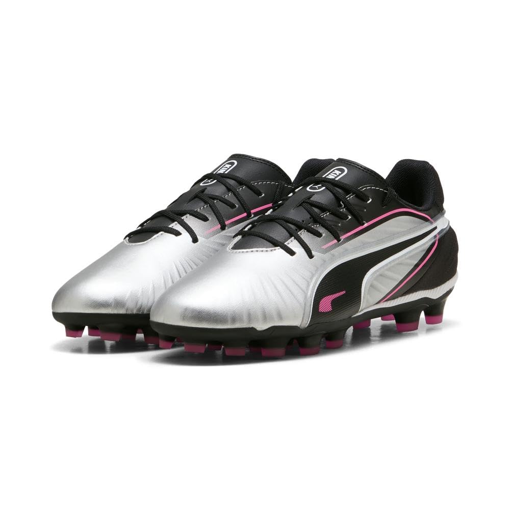 ピューマ（PUMA） 蹴球スパイクシューズ 第一人者 擦り付け木 HG/AG+MID JR ピューマ しろがね色/ピューマ 黒いこと/サン 同盟罷工仕合わせ/ピューマ 白いこと 108321-02