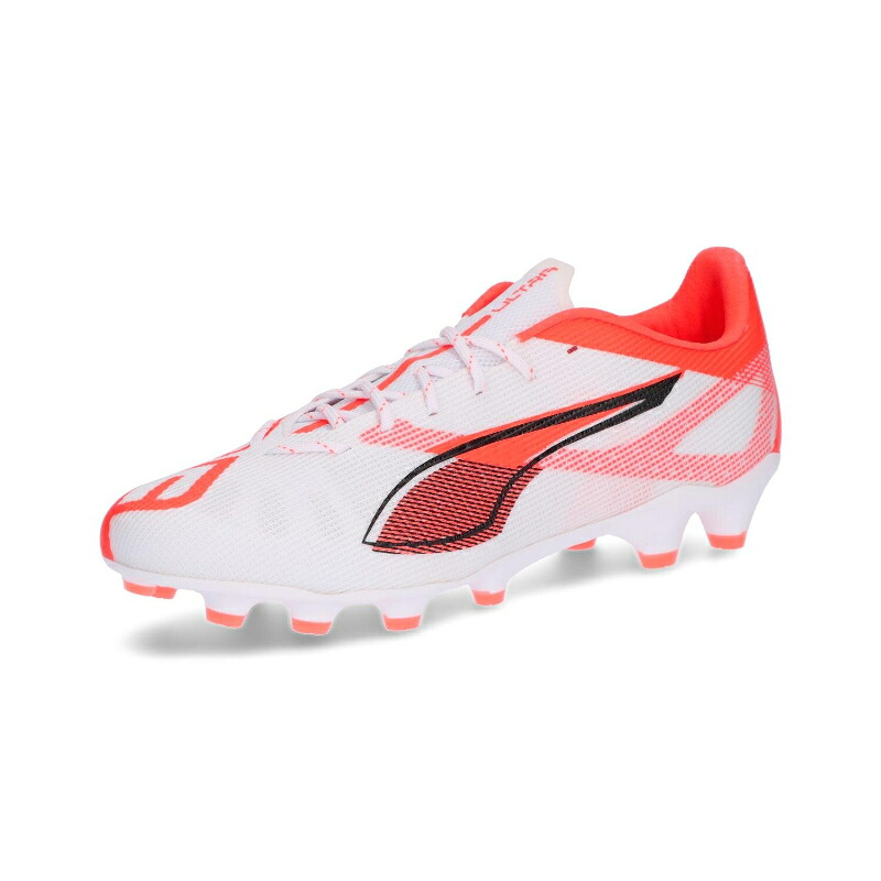 ピューマ（PUMA） 蹴球スパイクシューズ ウルトラ 5 労働者階級 HG/AG ピューマ 白いこと/ピューマ 黒いこと/グローイング 赤いこと 108337-01