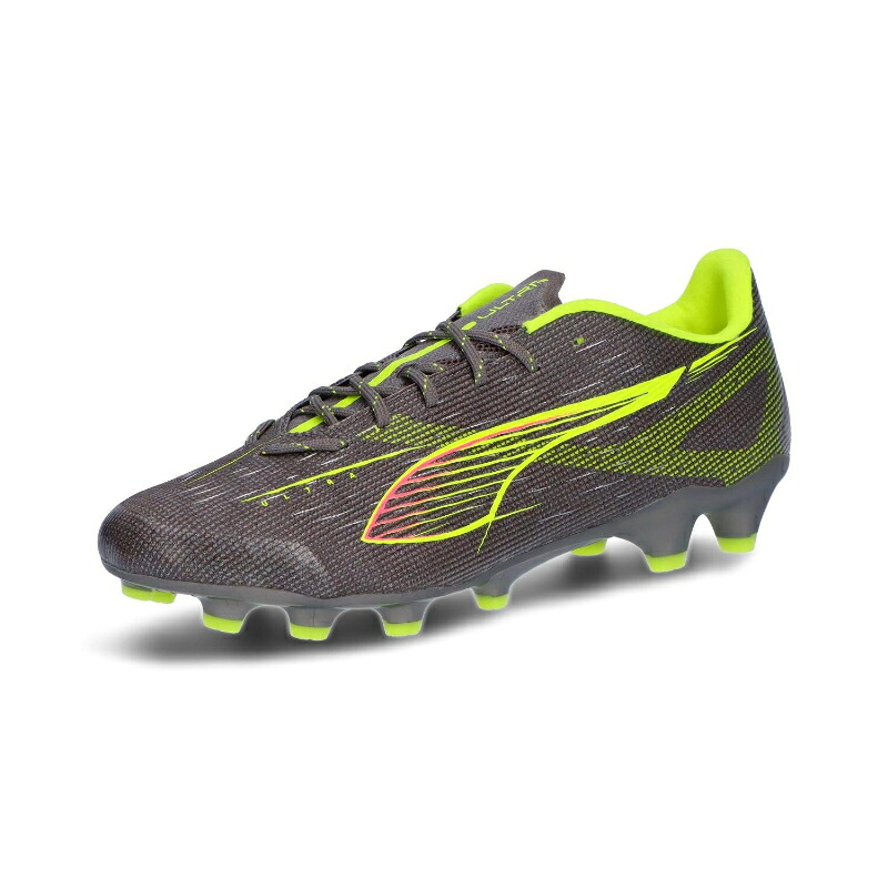 ピューマ（PUMA） 蹴球スパイクシューズ ウルトラ 5 労働者階級 HG/AG つや消し エイジド しろがね色/黄色 アラート/サン 同盟罷業仕合わせ 108337-03