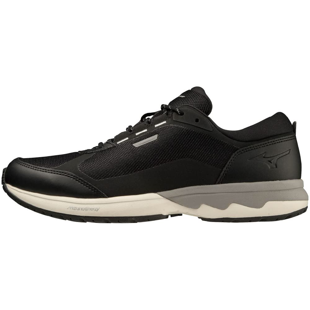 ミズノ(MIZUNO) ウォーキングシューズ ウエーブクロスイー1 活動力 軽さ 幅ひろい 3E 黒いこと B1GE230209