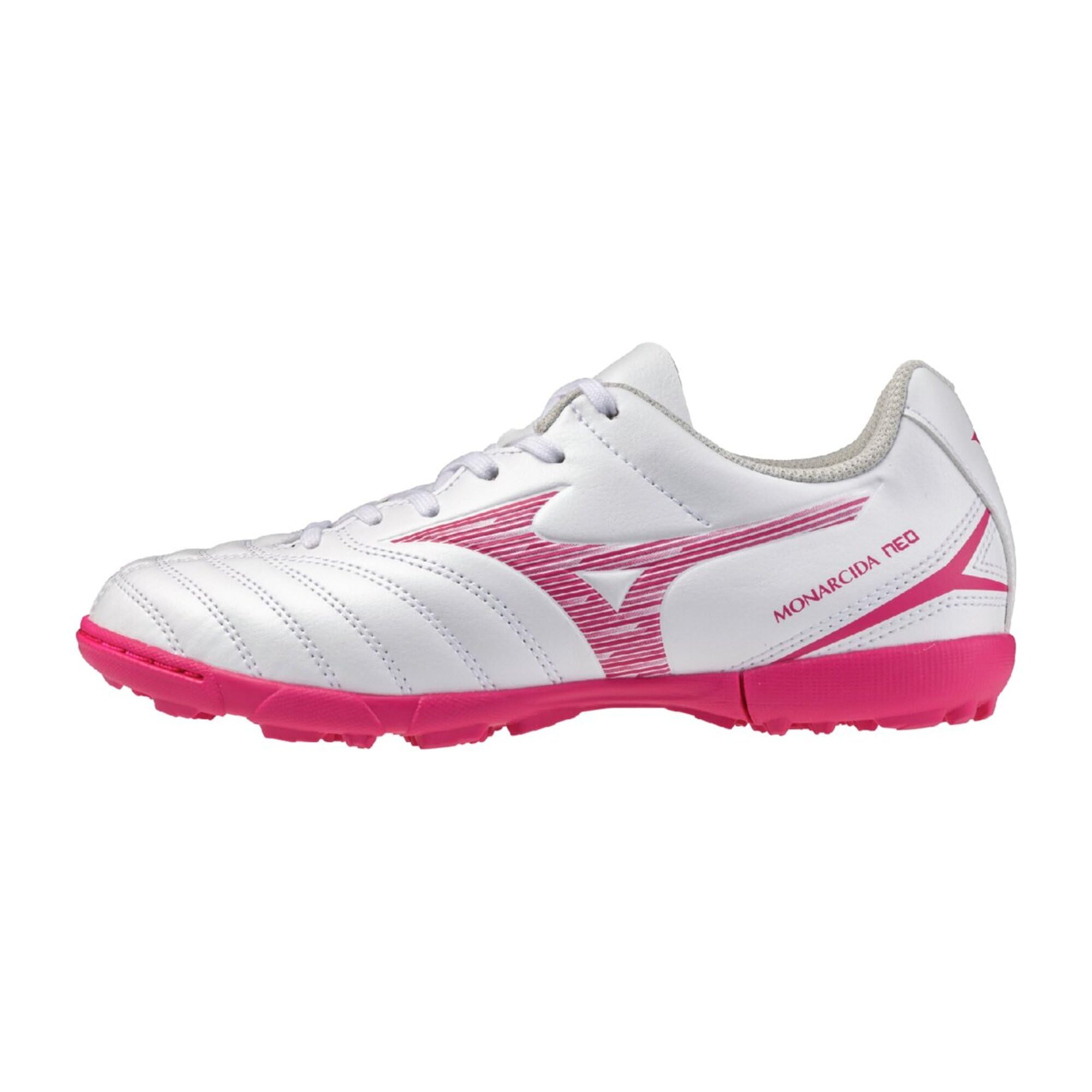 ミズノ(MIZUNO) 蹴球 形づくるシューズ モナルシーダNEO3 SELECT Jr AS 3E 白いこと×さくら色 P1GE262564