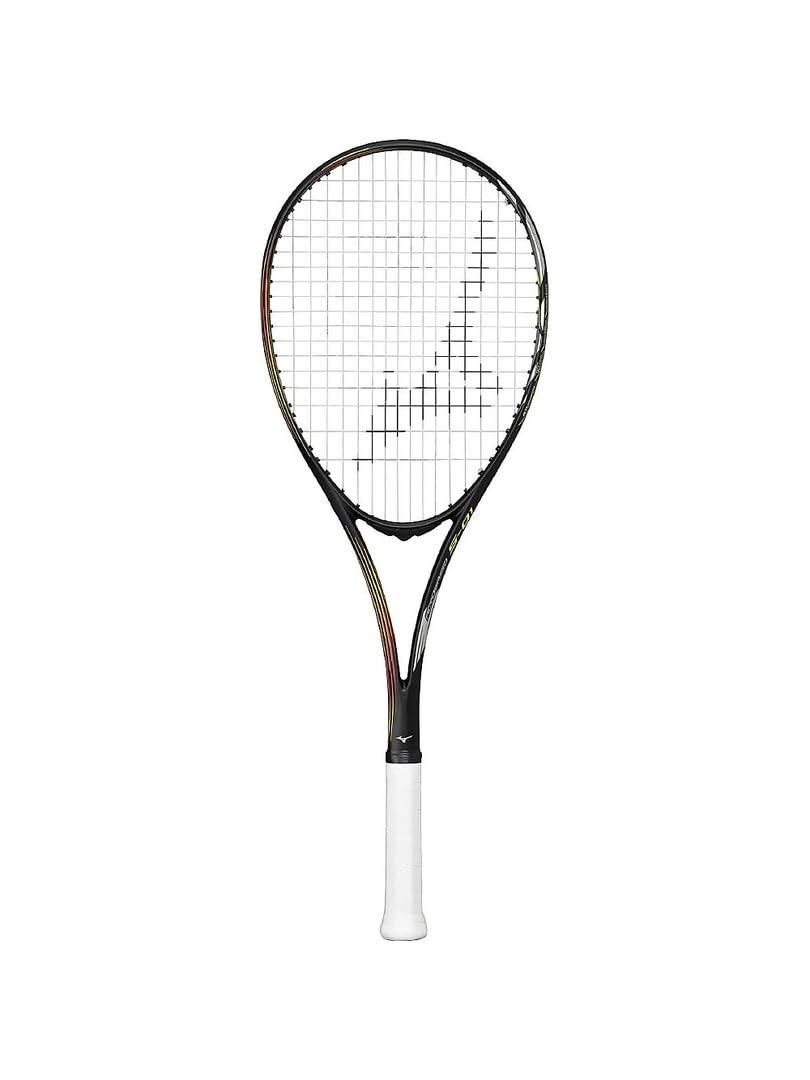 ミズノ(MIZUNO) ソフトテニス 未張り櫂 アクロスピード S-01 後ろ側向け 黒いこと 63JTN3A460