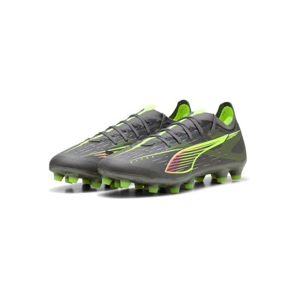 プーマ(PUMA) サッカースパイクシューズ ウルトラ 5 マッチ HG/AG マット エイジド シルバー/イエロー アラート/プーマ エイジド シルバー 108345-03|カンピスタ