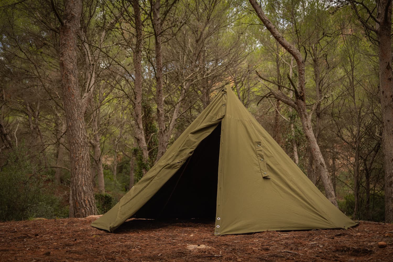 ブッシュクラフトスペイン　拡張幕 bushcraft spain ポーランド軍幕 Amazon | 【ブッシュクラフトスペイン】Lavvu ポーランド軍テント拡張