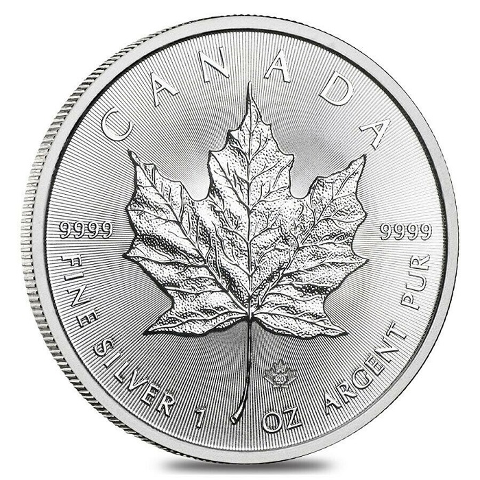 カナダ メイプル銀貨 2020年 1オンス 25枚 ミントロール 保証書付