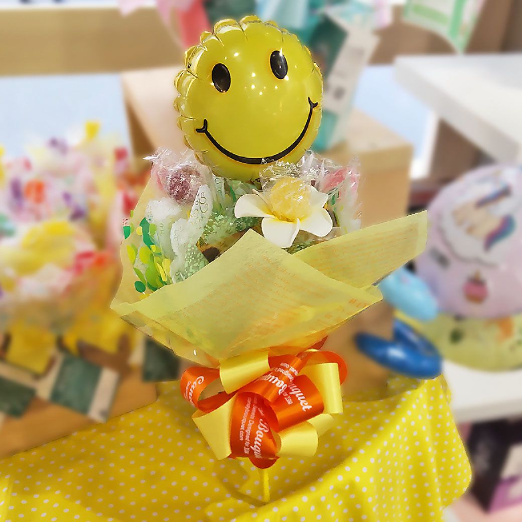 楽天市場】お菓子 ブーケ 花束 キャンディーブーケ 【ハピネス