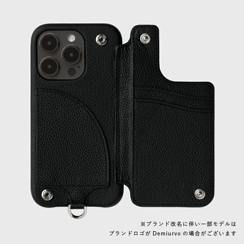 DEMIU公式】iPhone17 ケース 背面 手帳型 レザー iPhone17Pro