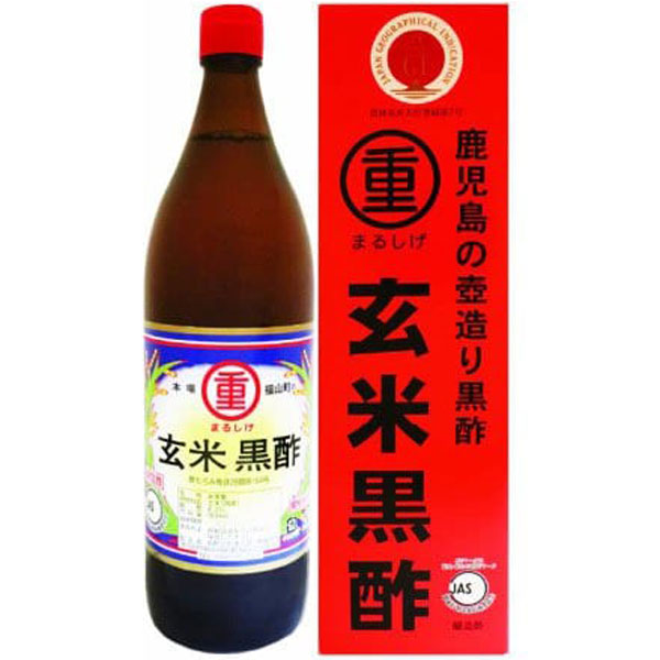 【6本】まるしげ　玄米黒酢　900ml｜カナディアン　ギャラリー