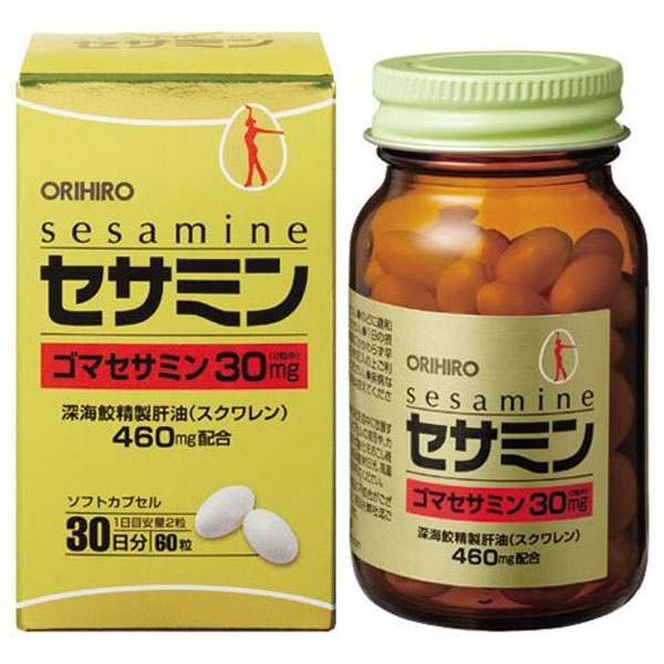 【4箱】オリヒロ セサミン 60粒(30日分)