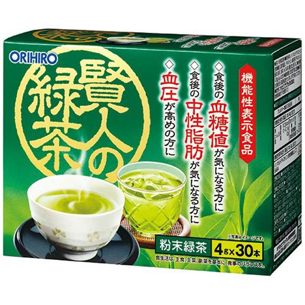 役立つこと性書きあらわす食料雑貨類【5箱】オリヒロ 聖者の緑茶 30本(30日分)