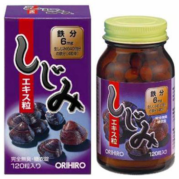 【5箱】オリヒロ 新・しじみ抽出エキス粒 120粒