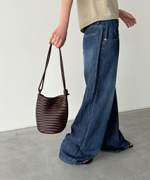 【送料無料】diggityメッシュショルダーバッグキャナルジーン CANALJEAN diggity レディース ファッション雑貨 小物 鞄 bag ショルダーバッグ 無地 肩掛け 上品 コンパクト 収納力 軽量 デイリー シンプル カジュアル｜CANAL JEAN キャナルジーン