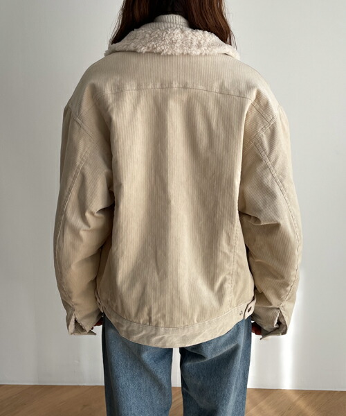 詰替え 新品 CANAL JEAN RED CHOP WORKS ボアボンバージャケット