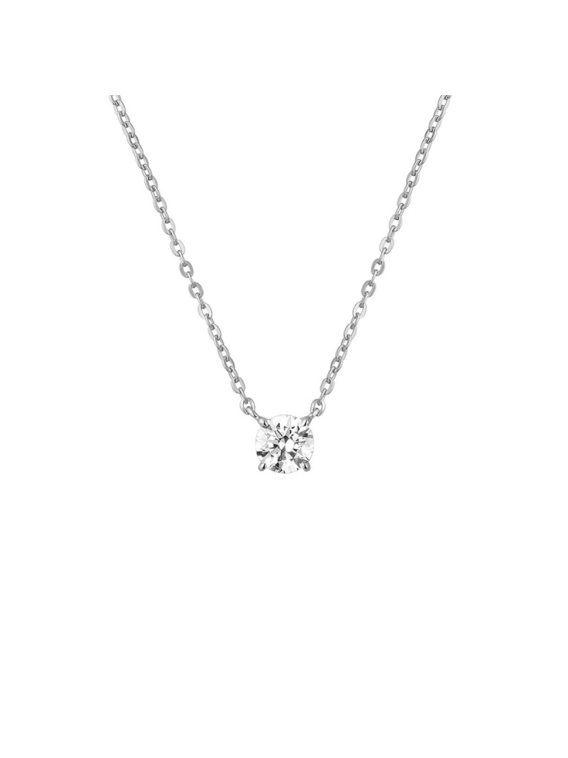 楽天市場】4℃ キュービックジルコニア ネックレス K10PG ハート