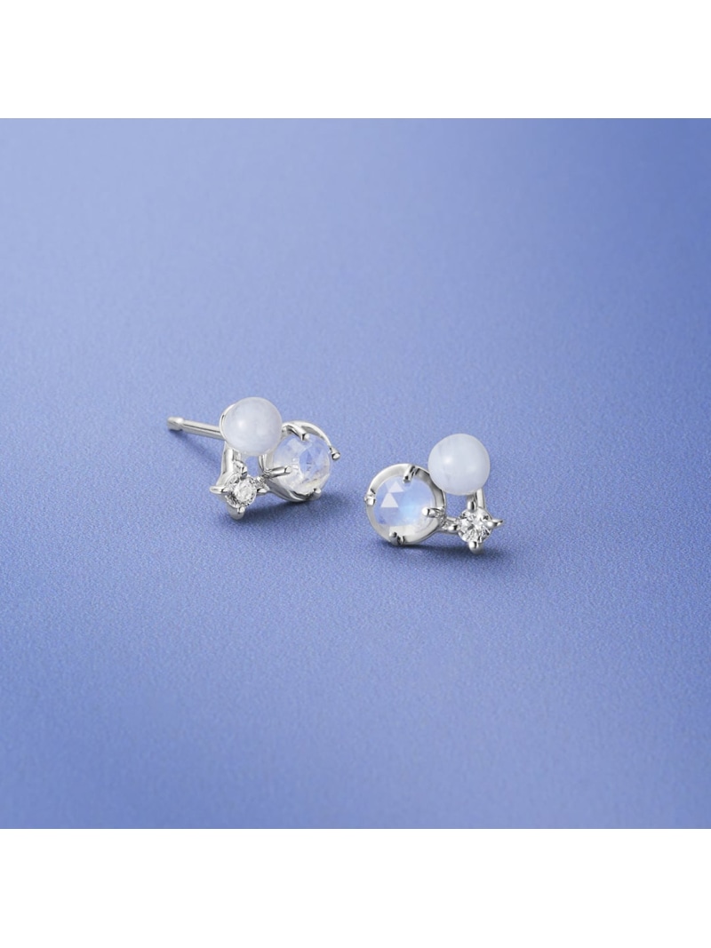 【Summer Collection】K10ホワイトゴールド ピアス Canal 4℃ カナルヨンドシー アクセサリー・腕時計 ピアス【送料無料】[ Fashion] 21,087円