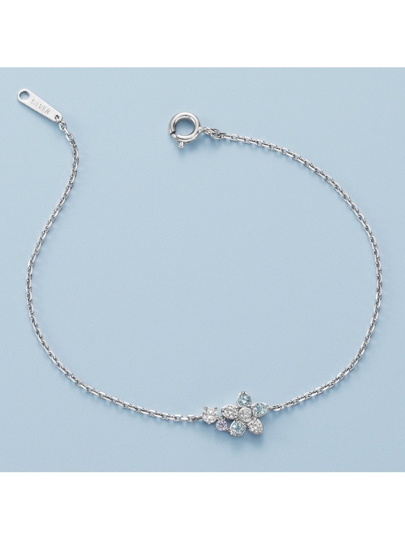 【Spring Limited】シルバー ネモフィラ ブレスレット Canal 4℃ カナルヨンドシー アクセサリー・腕時計 ブレスレット・バングル シルバー【送料無料】[ Fashion]