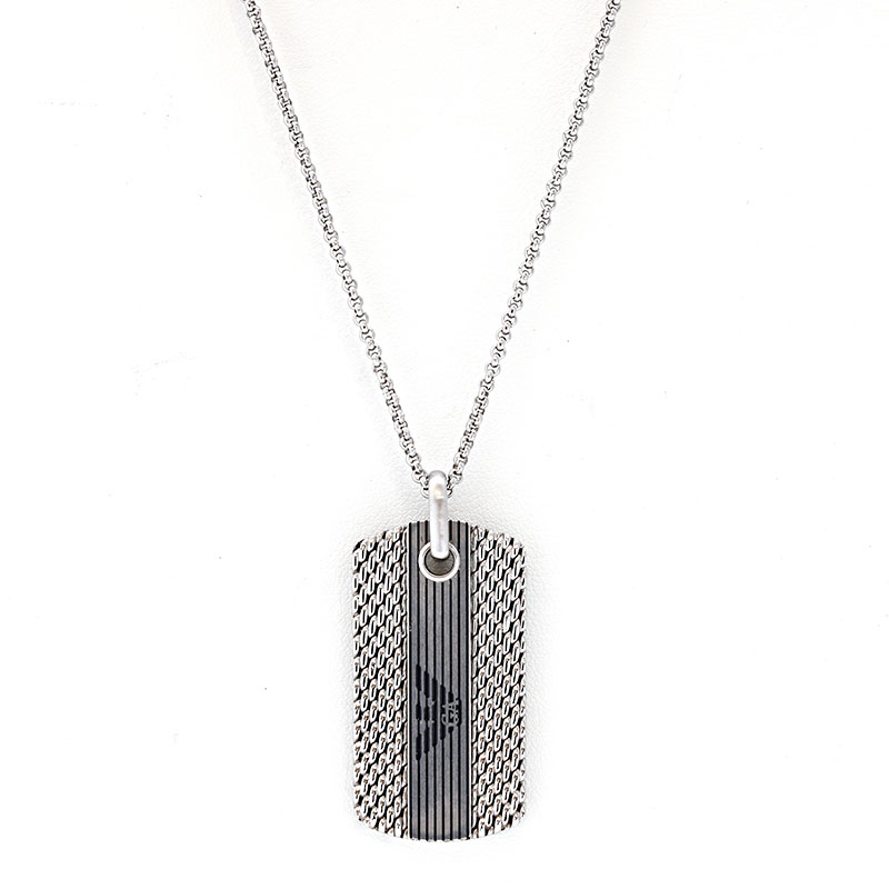 エンポリオアルマーニ ネックレス EGS3149040 シルバー メンズ EMPORIO ARMANI|カナリア店