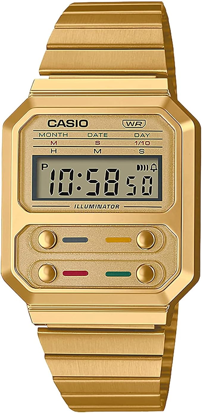 楽天市場】カシオ 腕時計 メンズ ゴールド チープカシオ A100WEG-9A 