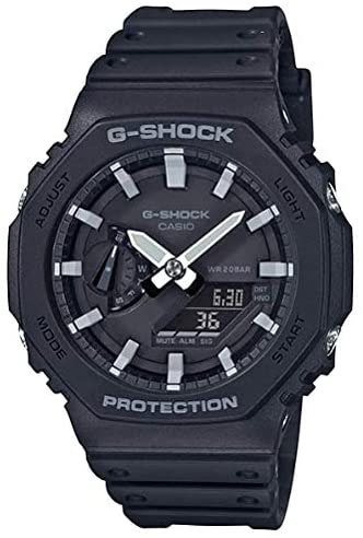 腕時計 アナデジ カジュアル 電波時計 防水 CASIO カシオ GA-2100-1A メンズ G-SHOCK Gショック 八角形 カオシーク 並行輸入品