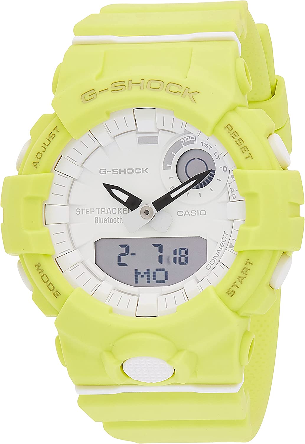 カシオ 腕時計 メンズ G-SHOCK ホワイト イエロー gmab8009a CASIO