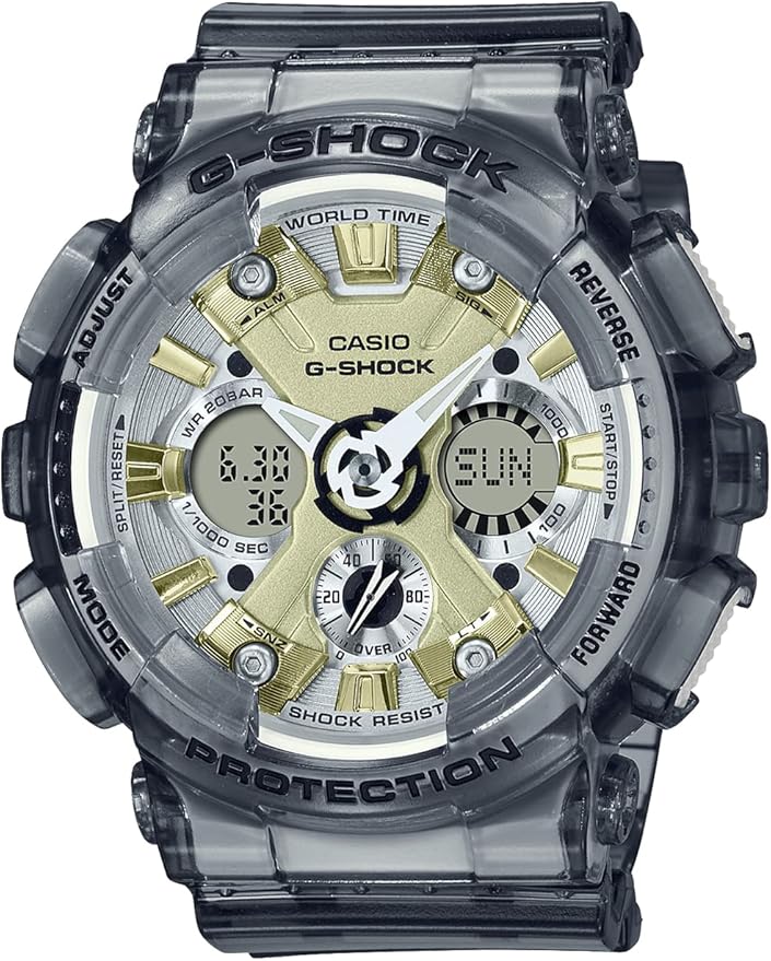 カシオ ウオッチ メンズ レディース G-SHOCK ゴールド しろがね色 薄墨色 GMA-S120GS-8A CASIO