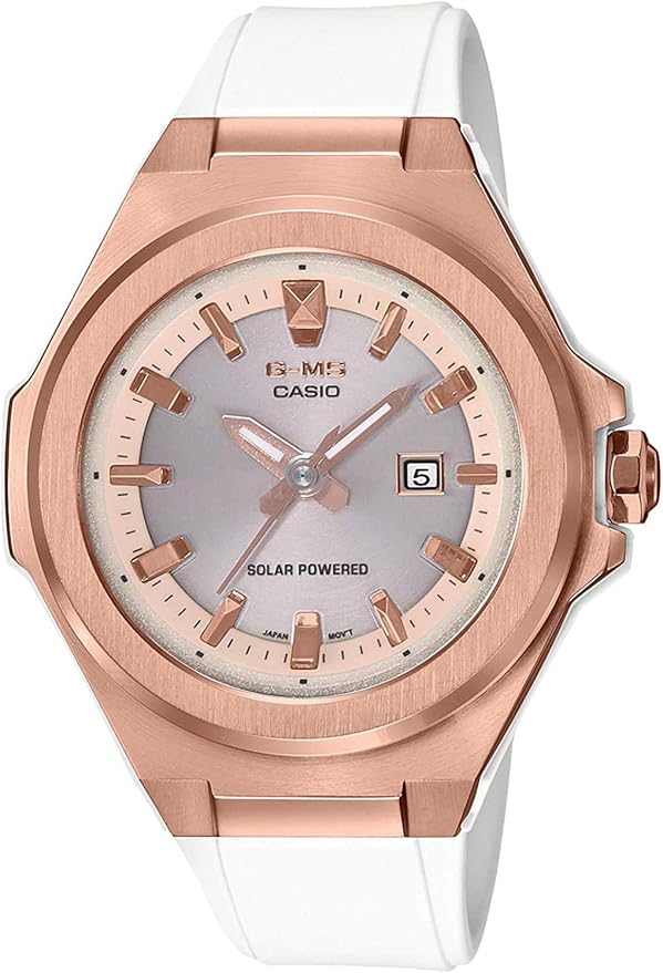 カシオ 腕時計 レディース BABY-G ローズゴールド ホワイト MSG-S500G-7A2 CASIO｜カナリア店