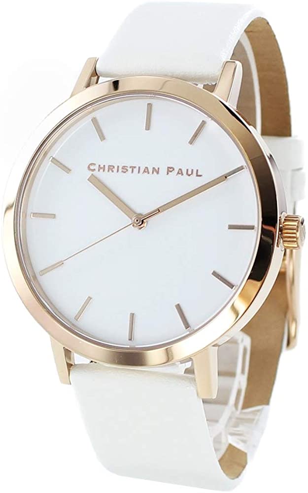 ウオッチ 分かりやすい 心地好い 白いことChristian Paul クリスチャン極点 43粍-RWR4303RAW Collection メンズ レディース ブランド名ロゴタイプ なめし革胴締め 並行輸入品 新生きて行く