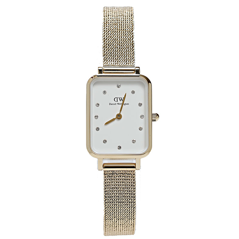 ダニエルウェリントン 腕時計 Quadro Lumine Pressed Evergold DW00100599 ゴールド レディース Daniel Wellington