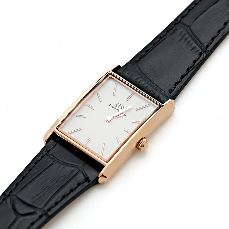 ダニエルウェリントン ウオッチ レディース Bound Black Crocodile Rose Gold 白いこと さくら色ゴールド 黒いこと  DW00100693 Daniel Wellington 腕時計-レディース腕時計