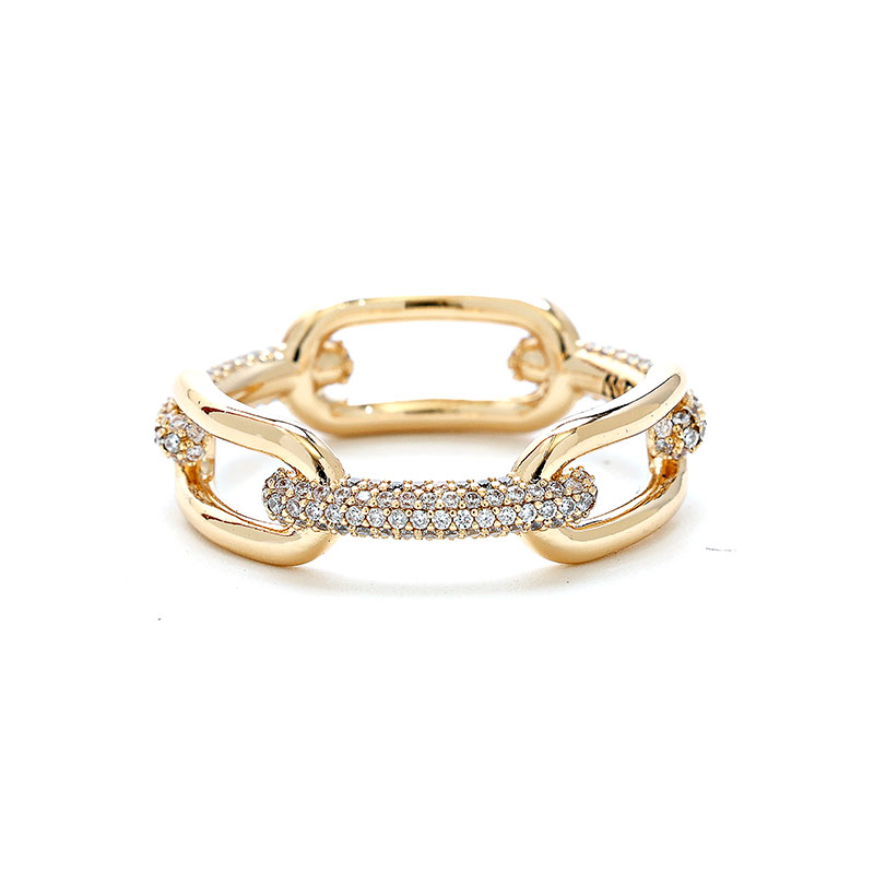 ダニエルウェリントン 指輪 Crystal Link Ring DW00400606 ゴールド 70号 ( 日本サイズ 29号 ) 並行輸入品 メンズ レディース Daniel Wellington｜カナリア店