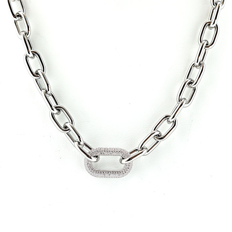 ぽん　ダニエル ウェリントン　ステンレスリンクチェーンネックレス Daniel Wellington ダニエルウェリントン ネックレス ペンダント