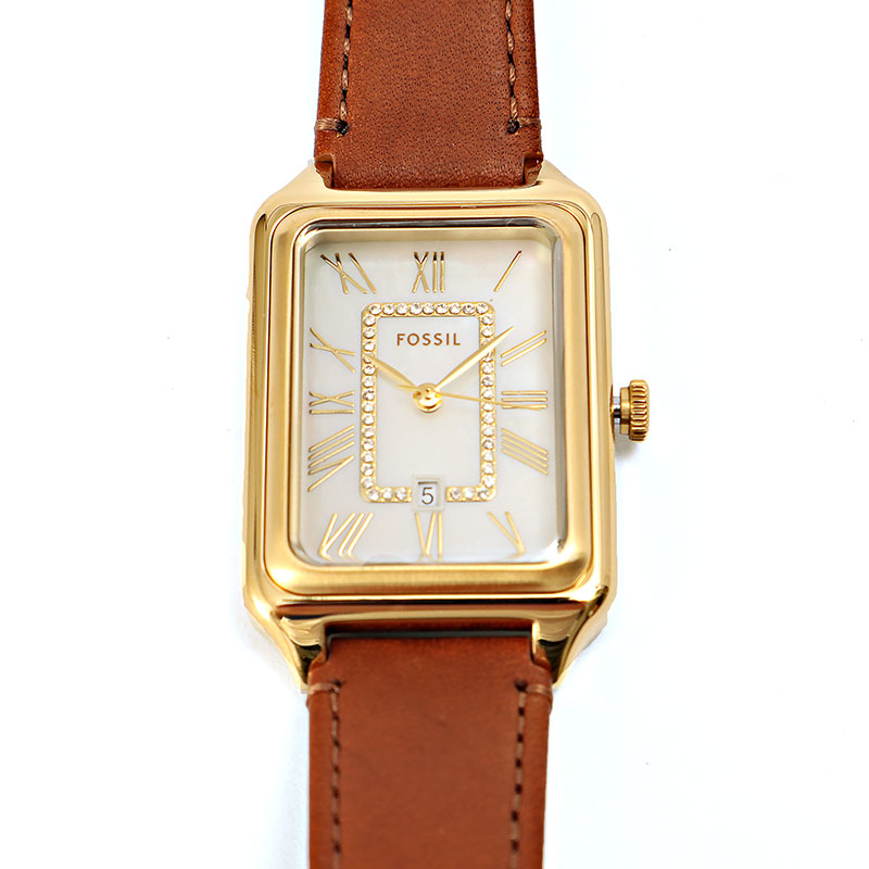 フォッシル 腕時計 レディース RAQUEL ホワイト ブラウン ES5307 FOSSIL｜カナリア店