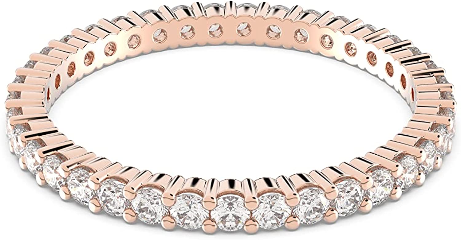 スワロフスキー 指輪 レディース シンプル ゴールド SWAROVSKI Vittore クリスタル リング 55号 ( 日本サイズ 14号 ) 並行輸入品 5083129｜カナリア店