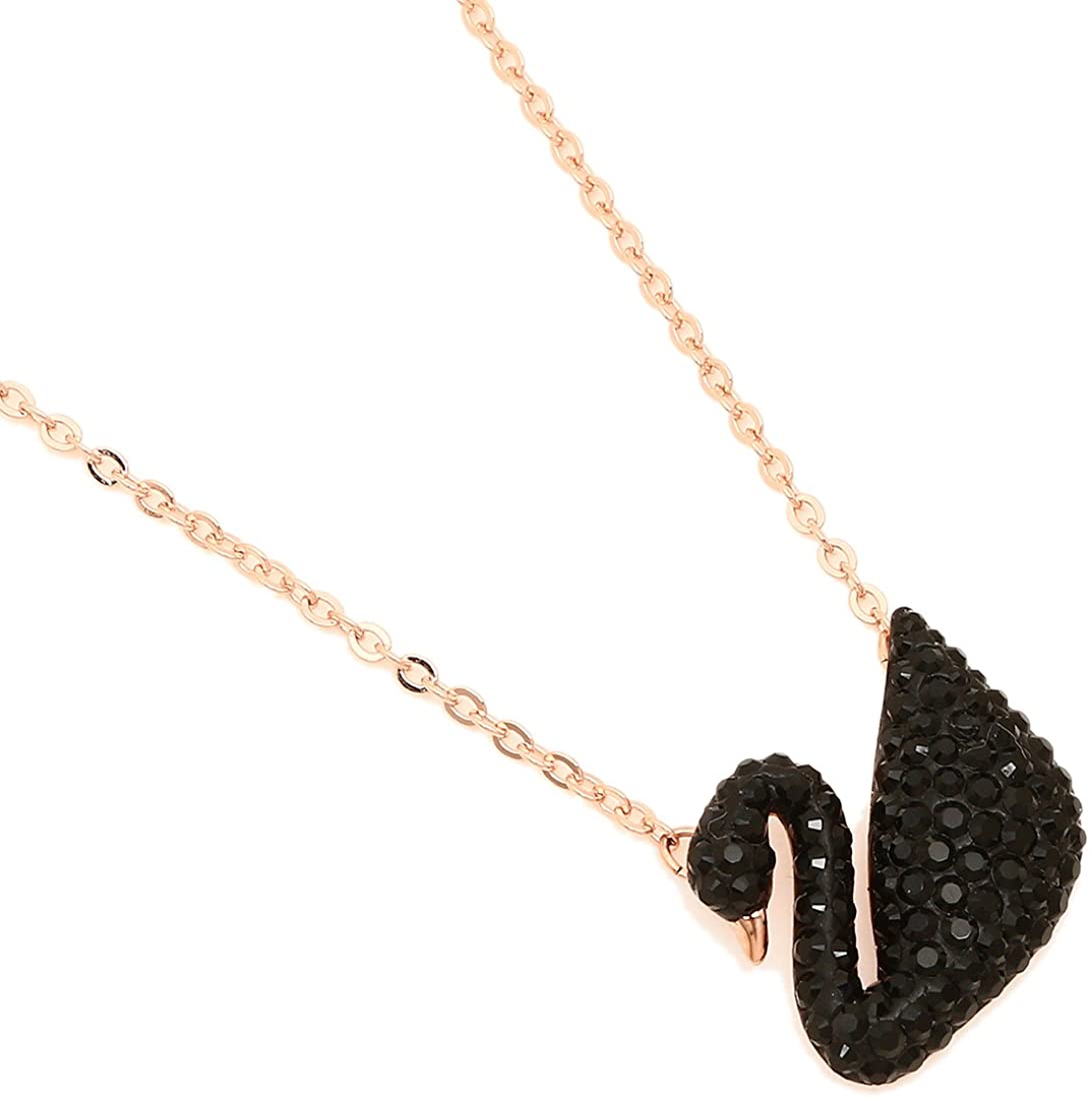 ペンダント ブラック ローズゴールドSWAROVSKI スワロフスキー 5204134アクセサリー ネックレス ジュエリー レディース クリスタル ドレスアクセサリー 普段使い 上品 パーティー プレゼント 並行輸入品｜カナリア店