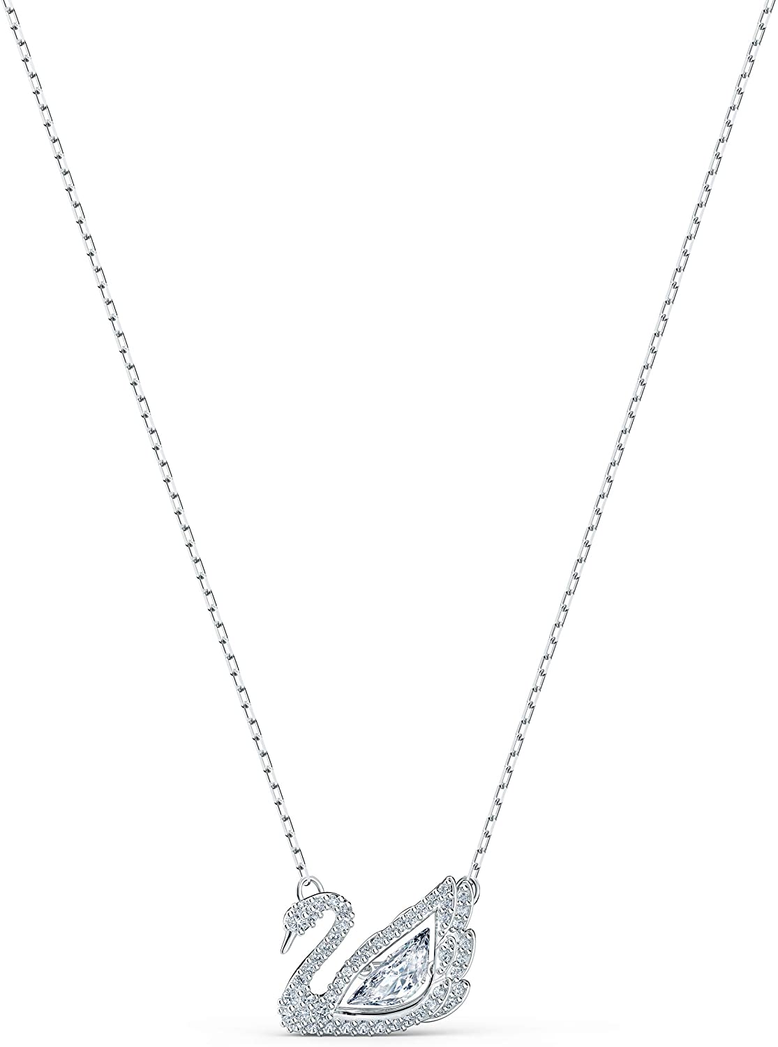 ネックレス ペンダント レディース SAWROVSKI スワロフスキー 5514421 Dancing Swan ダンシング スワン 白鳥 アクセサリー クリスタル シルバー クリア 並行輸入品 新生活 プレゼント 記念日 誕生日 アニバーサリー