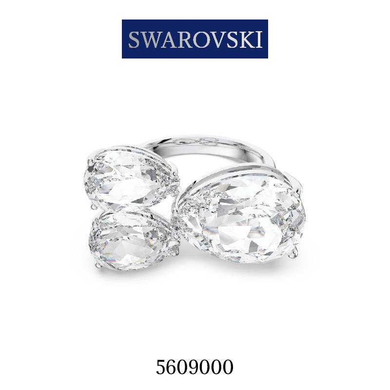 SWAROVSKI　スワロフスキー　リング【13号】 スワロフスキーリング13号 指輪 星 スター ブラック シルバー